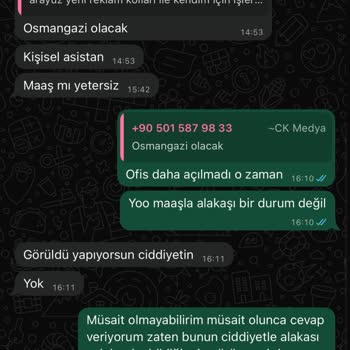 Ck Medya’da İş Görüşmesinde Saygısız Ve Uygunsuz Dil Kullanımı