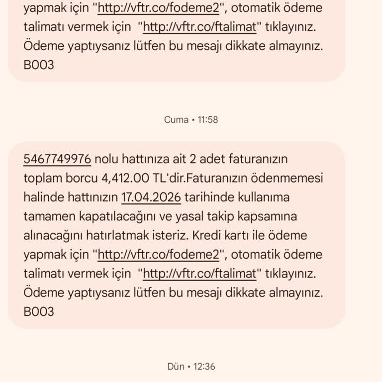 Vodafone Müşteri Temsilcisinin Saygısız Ve Tehditkar Üslubu