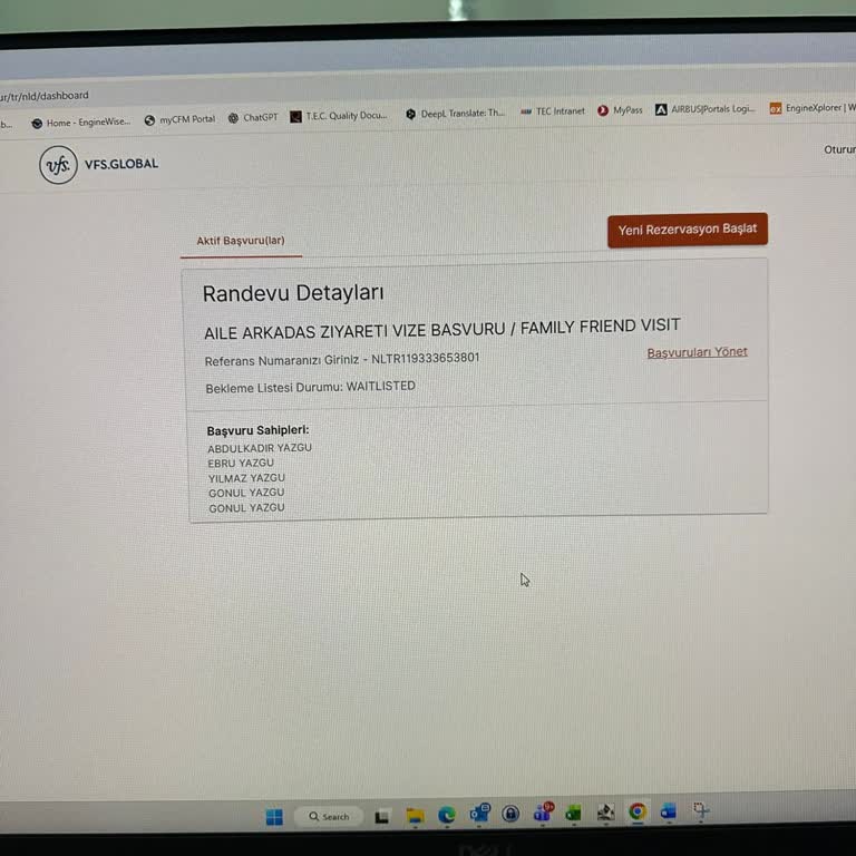 VFS Global Sistem Hatası Nedeniyle Fazladan Ücret Ve Erişim Engeli