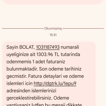 Arızalı Hizmet Ve İptal Sonrası Kesilen Fatura