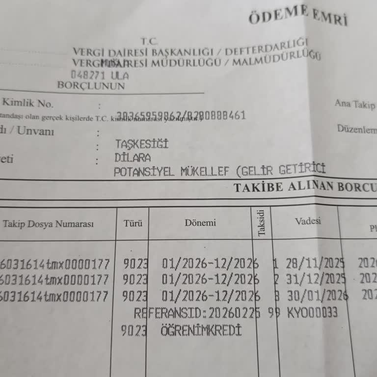 KYK’da Kullanmadığım Kredi İçin Haksız Borçlandırma Şikayeti