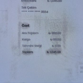 Siparişim 7 Gün Geçmesine Rağmen Kargoya Verilmedi Ve İade Talep Ediyorum