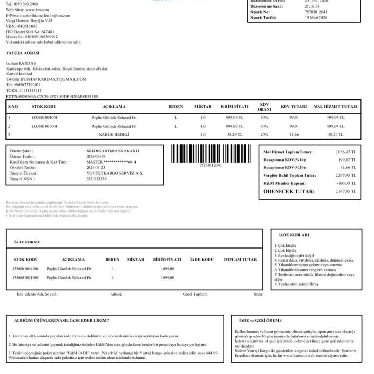 H&M İade Sonrası Para Ve Puan İadesi Gelmedi