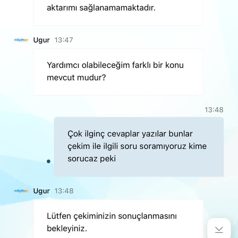 Milyoner478.com’da 165 Bin TL Çekim Talebim İptal Ediliyor, Ödeme Yapılmıyor