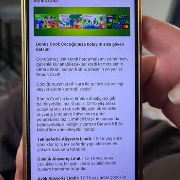 Garanti BBVA Çocuk Kartı Reklamı Gerçekte Verilmiyor