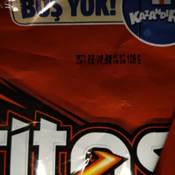 Doritos Cips Paketi Promosyon Kodu Önceden Kullanılmış