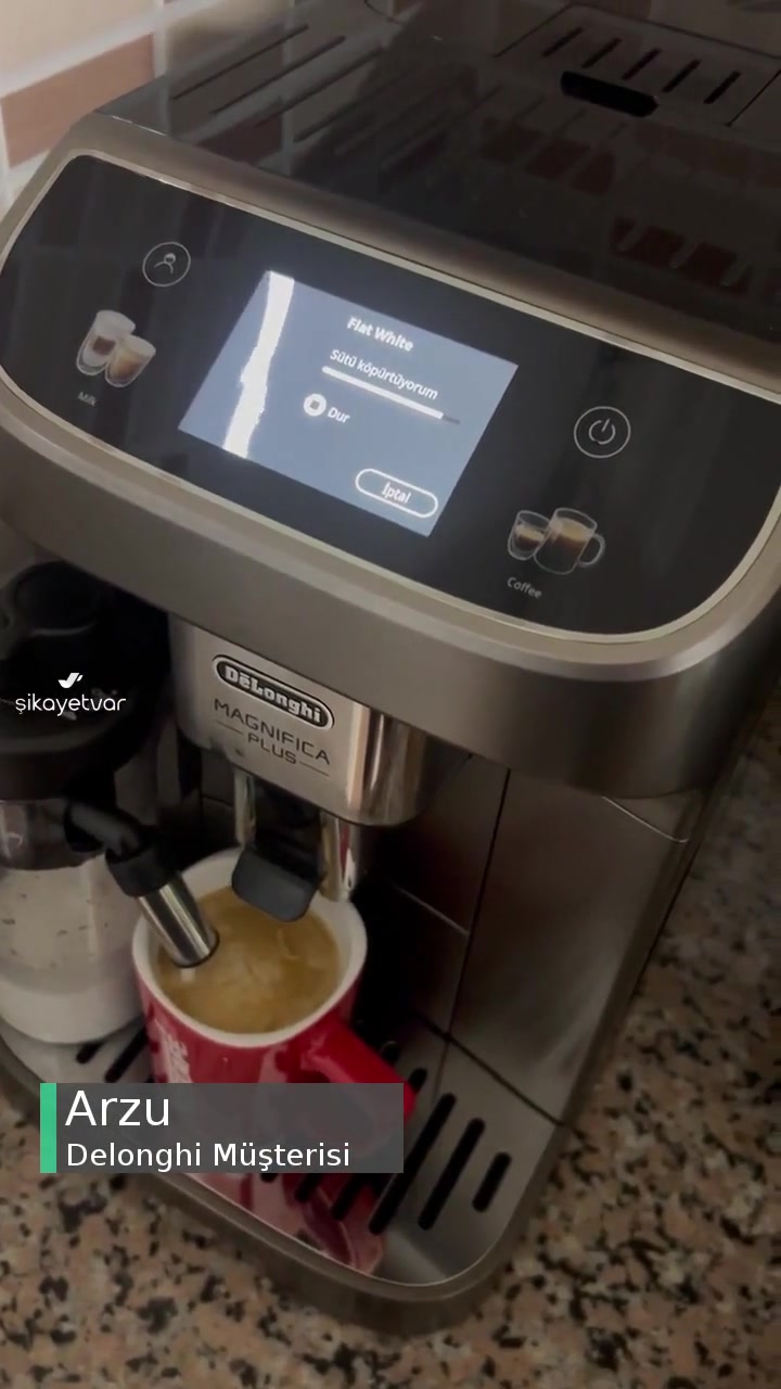 Delonghi Tam Otomatik Kahve Makinesi Sorunu! videonun kapak resmi