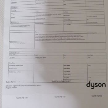 Dyson V15 Absolute Servisinde Eksik Filtre Ve Özensiz Kargo Şikayeti