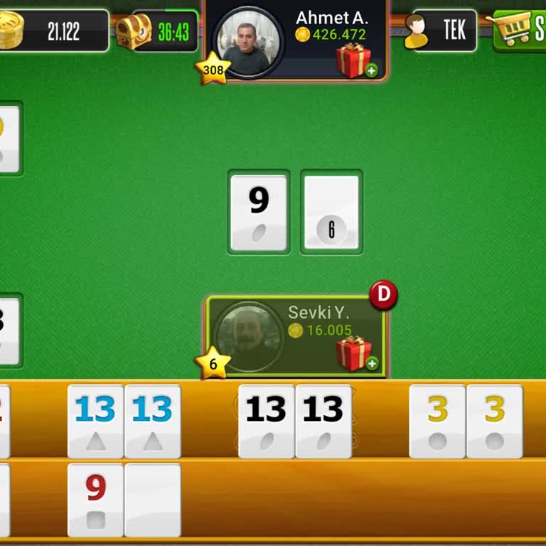 Facebook Okey Plus’ta Çifte Gitme Özelliği Çalışmıyor, Chip Kaybı Yaşadım