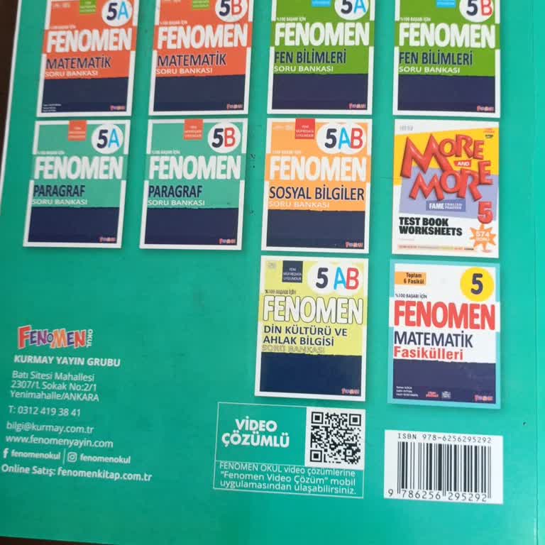 Kurmay Yayın Grubu Video Çözümler, Kitaptaki Sorularla Uyuşmuyor