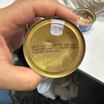 A101 Sevgi Yolu Şubesinde Küflü Dardanel Ton Balığı