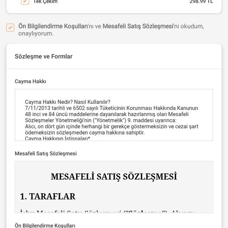 Ödeme Güvenlik Engeli Nedeniyle Alışveriş Yapamama Ve Müşteri Hizmetlerine Ulaşılamama
