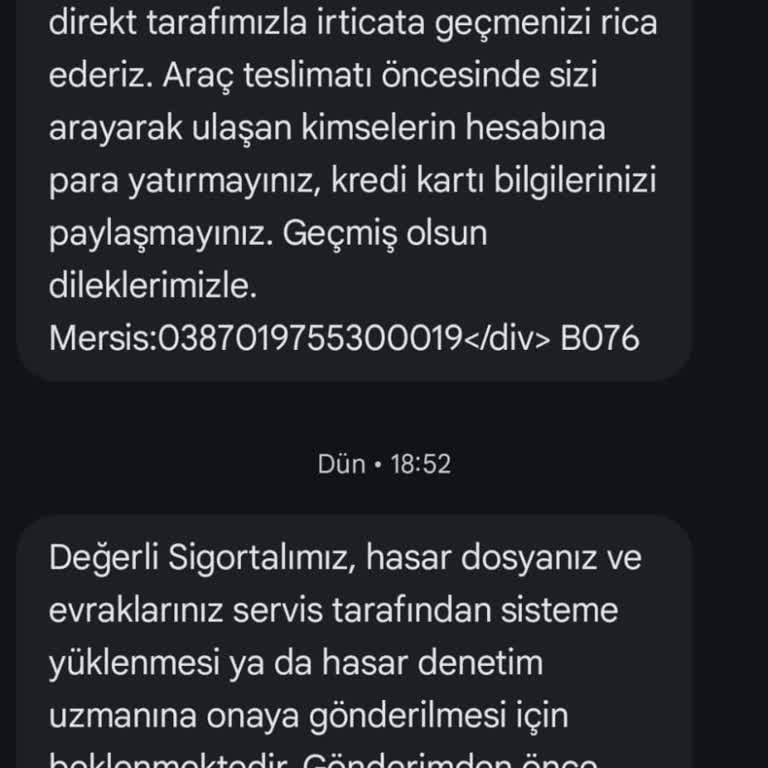 Sompo Sigorta Yanıltıcı İkame Araç Hizmeti Ve Haksız Ücret Kesintisi