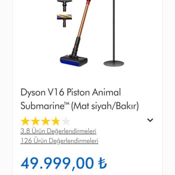 Kampanyada Ek Işıklı Başlık Verilmesi Nedeniyle Erken Alınan Dyson'da Mağduriyet