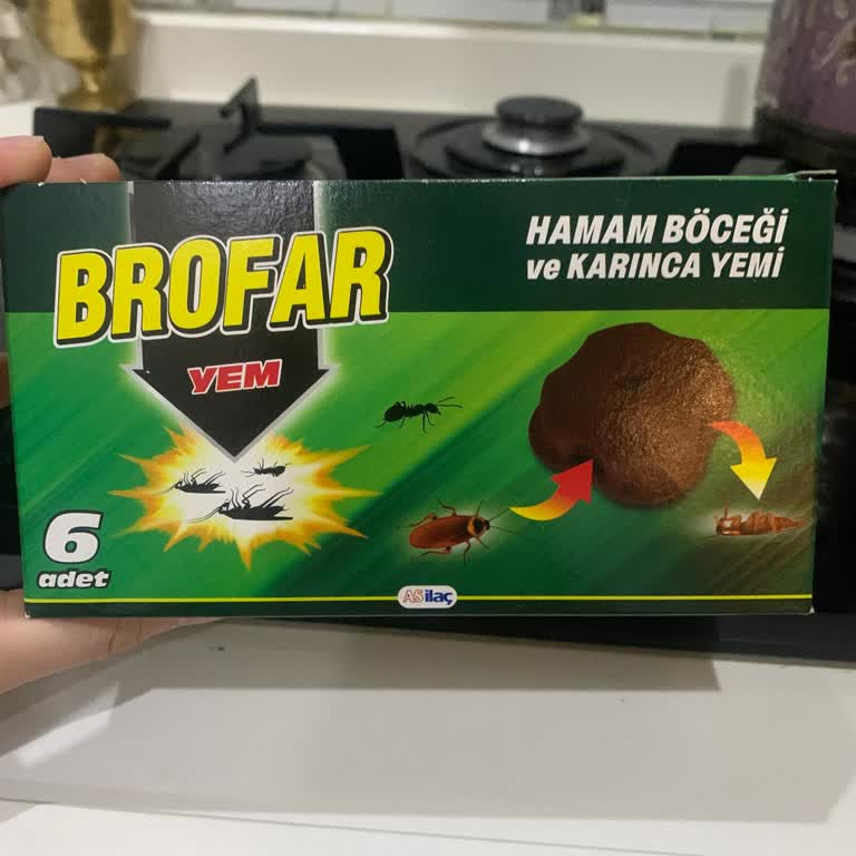 As İlaç Brofar Ne Hamam Böceklerinde Ne De Karıncalarda En Ufak Bir Azalma Olmadı