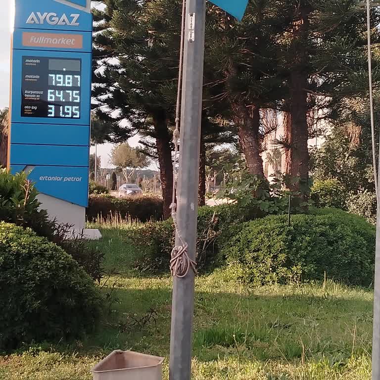 Petrol istasyonunda lavabo hizmeti talebi