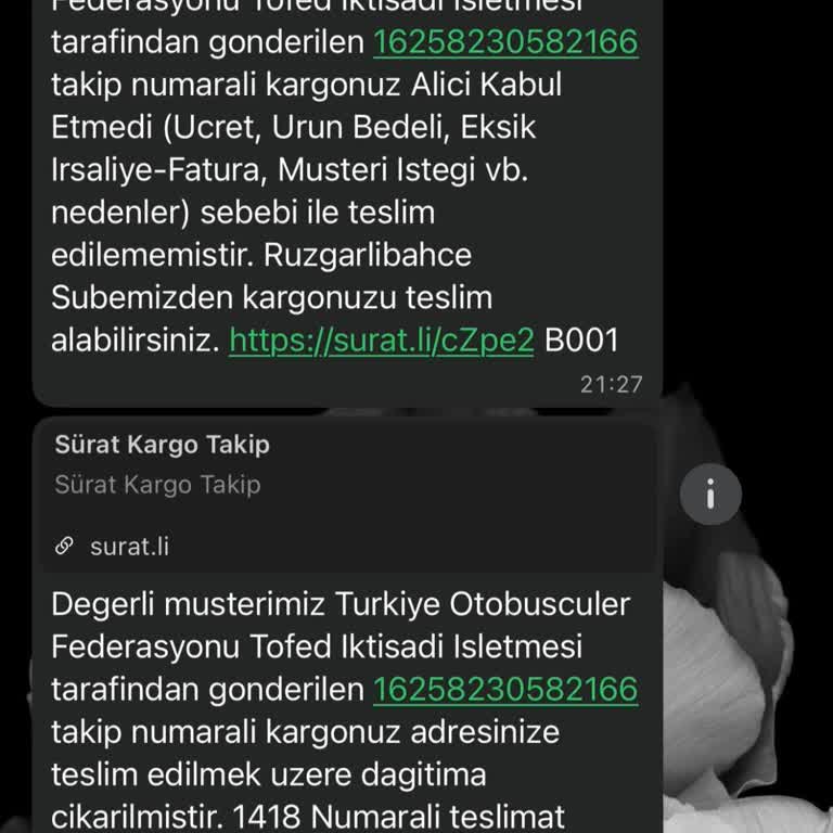 Sürat Kargo Rüzgarlıbahçe Şubesinde Acil Evrak Teslimi Sorunu Ve Cevapsız Müşteri Hizmetleri