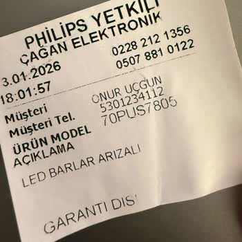 Philips TV’de Tekrarlayan LED Ve Ambilight Arızaları, Servis İhmali