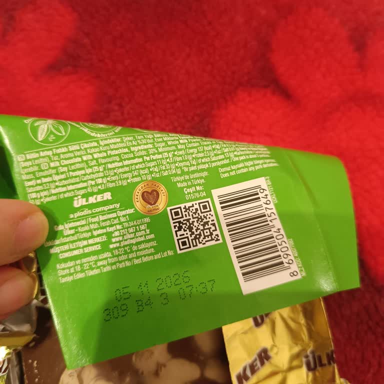 Ülker Antep Fıstıklı Çikolatada Bozulma, Telafi Ve Özür Paketi Talebi