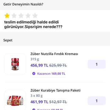 Teslim Edilmemiş Sipariş Teslim Edildi Olarak Görünüyor Ve İade Talebi
