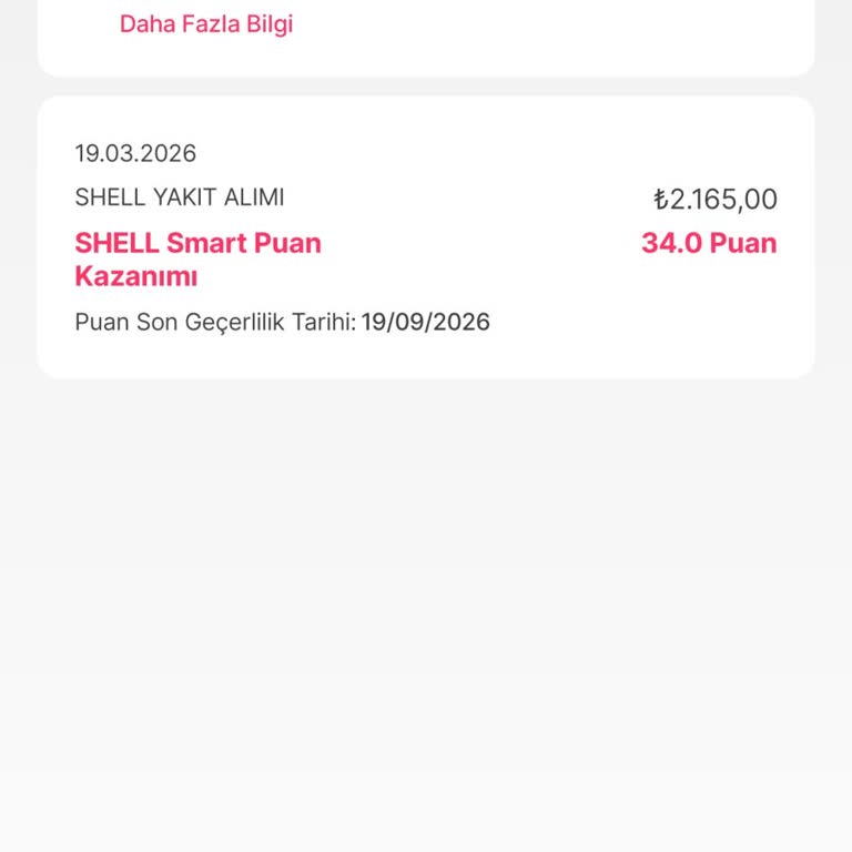 ZUBİZU Shell Kampanyasındaki Hediye Yakıt Puanı Hesaba Yüklenmedi