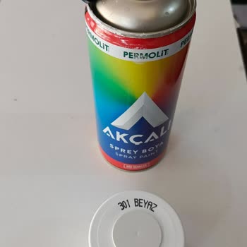 Akçalı Sprey Boya Kapağın Aşırı Sert Olması Nedeniyle Basmalı Sprey Başlığı Kırıldı