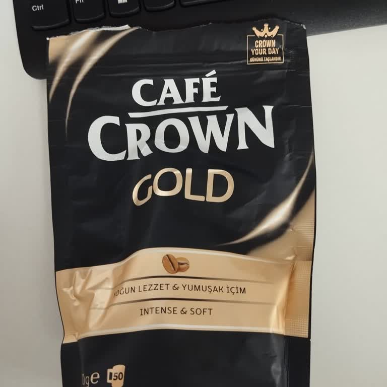 Cafe Crown Gold Çözünebilir Kahve Tadı Buruk Ve İçilemez