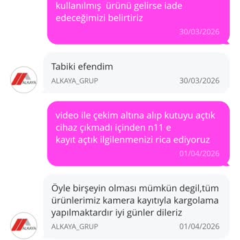 Sipariş Edilen Robot Süpürge Kutuda Yok, Satıcı Reddi, İade Ve Yeniden Gönderim Talebi
