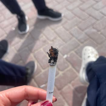 Parliament Sigara Paketi Çer Çöp Dolu Ve Tütünsüz