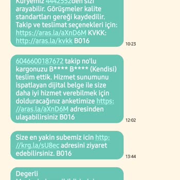 Aras Kargo’nun Yanıltıcı Teslimat Bildirimi Nedeniyle Kargom Bulunamadı, Acil İnceleme Talebi