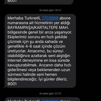 Sürekli İnternet Kesintileri Ve Müşteri Hizmetleri İletişimsizliği