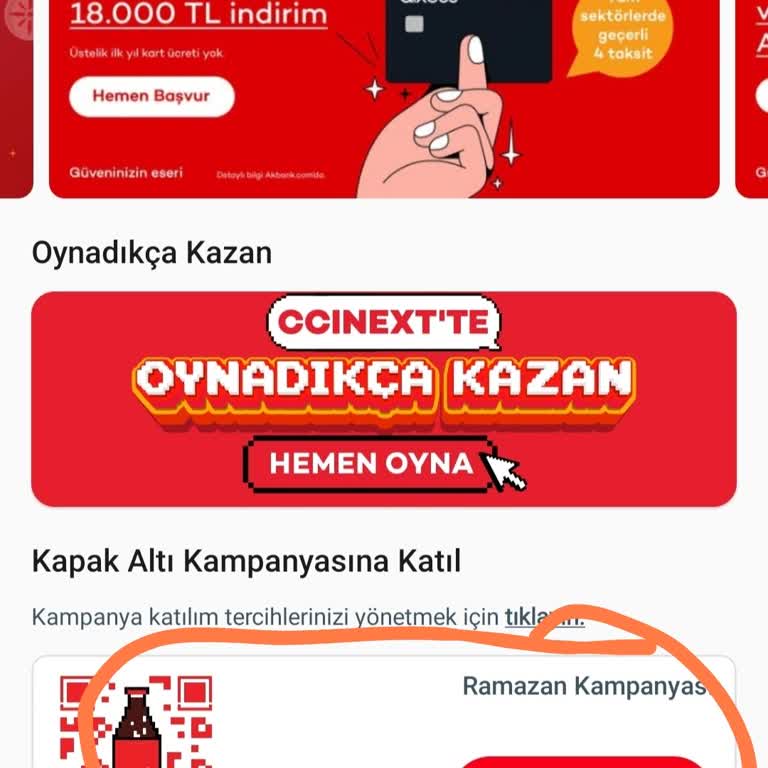 Coca-Cola Kod Giriş Alanı Tamamen Kaldırılmış Durumda!