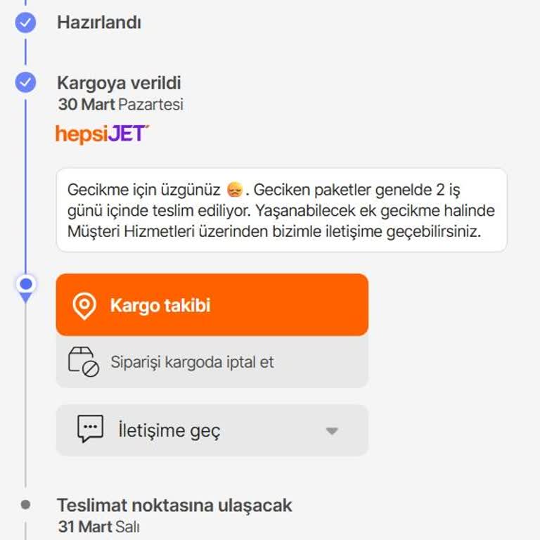 Teslimat Kodu Gelmediği İçin Hepsijet Paketi Alınamıyor