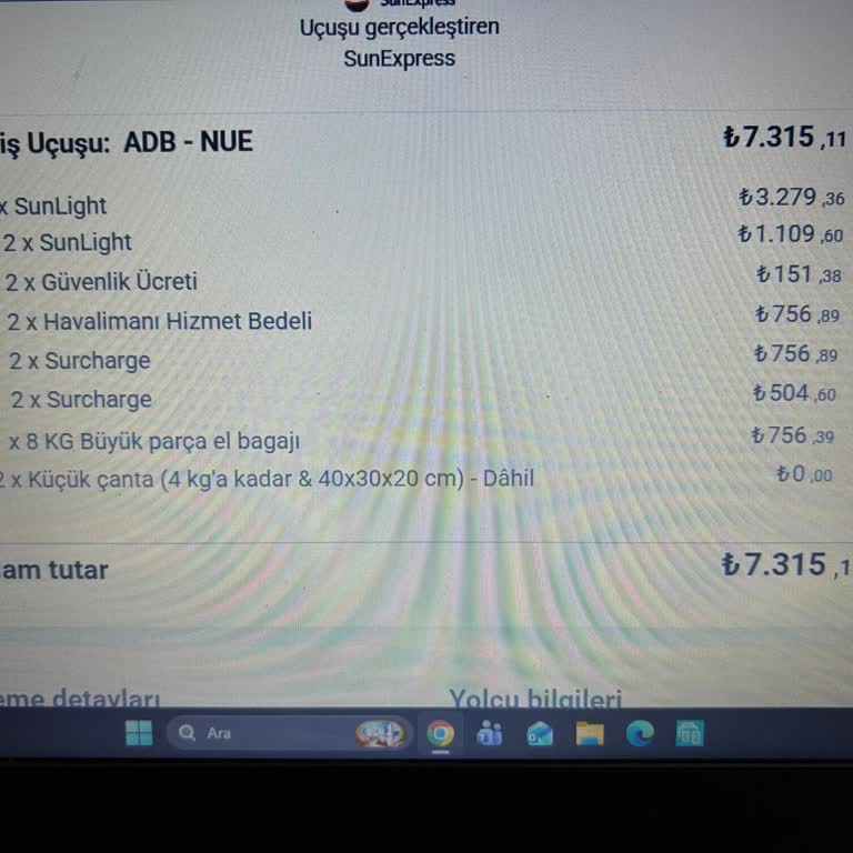 Sunexpress’in İptal Edilen Uçuşu İçin Aşırı Kesinti Ve Yetersiz Telafi