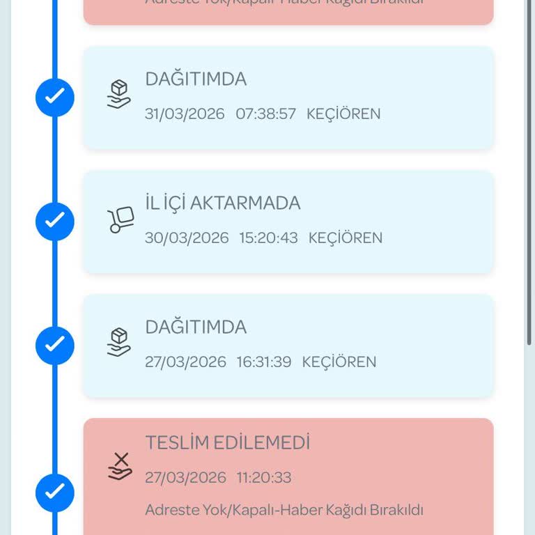 PTT Kargo Sahte Evde Yok Açıklamaları Kredi Kartı Teslimini Engelledi