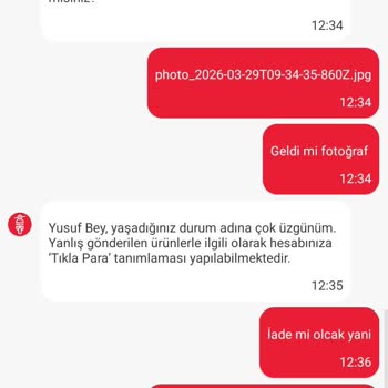 Yanlış Hamburger Ve Kısmi Tıkla Para İadesi