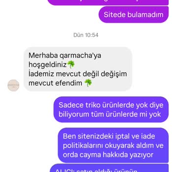 İade Ve Cayma Hakkı Reddedildi: Qarmacha Sitesine Şikayet