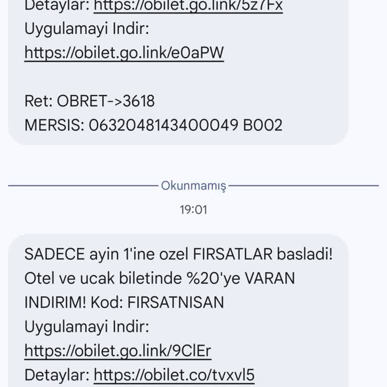 Obilet İndirim Kodu Çalışmıyor Ve Yanıltıcı Bilgi Veriliyor