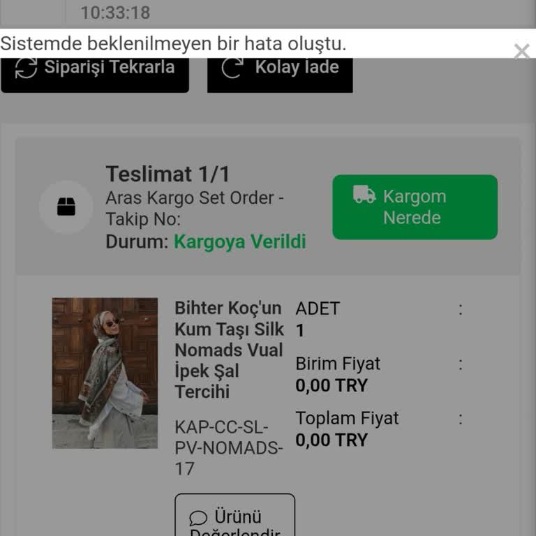 Coco Scarfs Siparişim 16 Gün Boyunca Paketleniyor, Müşteri Hizmetlerinden Yanıt Gelmiyor
