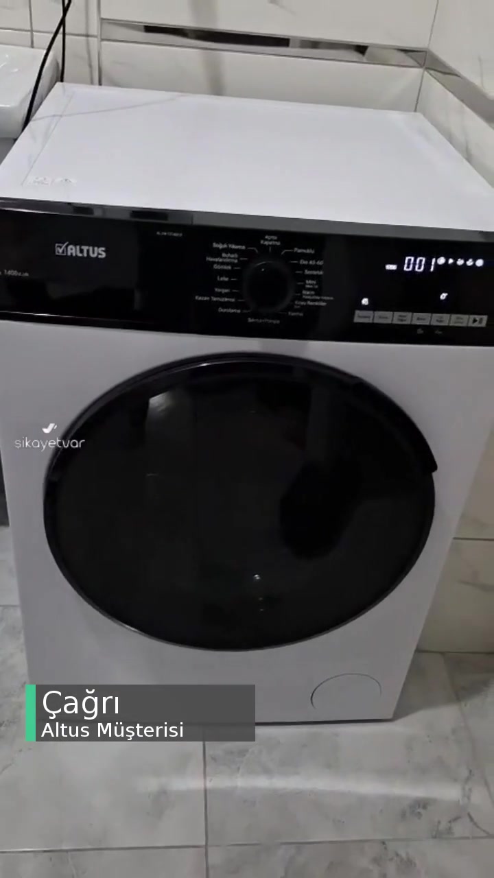Altus Çamaşır Makinesi Sıkma Problemi! videonun kapak resmi