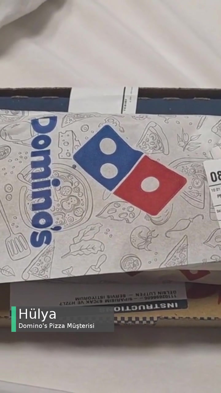 Domino's Pizza Dürüm Poşete Yapışmış Gerçekten! videonun kapak resmi