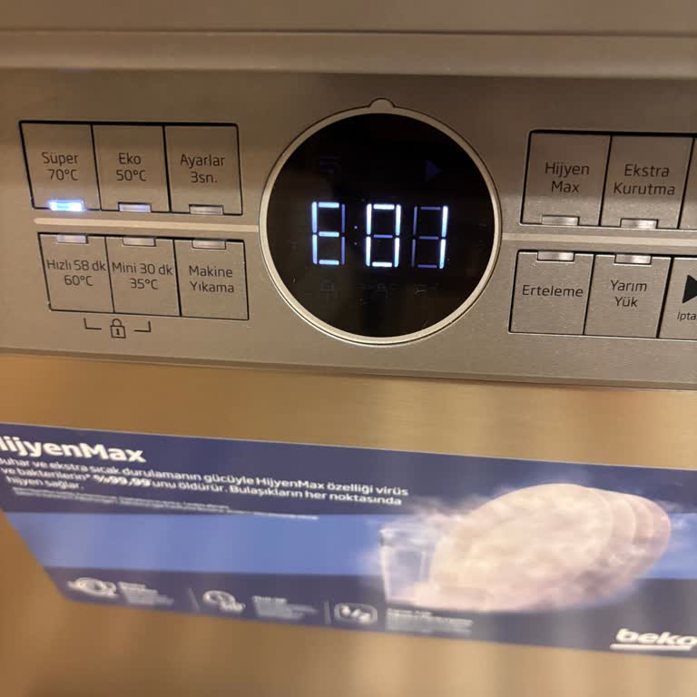 E01 Hatası Veren Beko Bulaşık Makinesi İçin Ürün Değişikliği Talebi