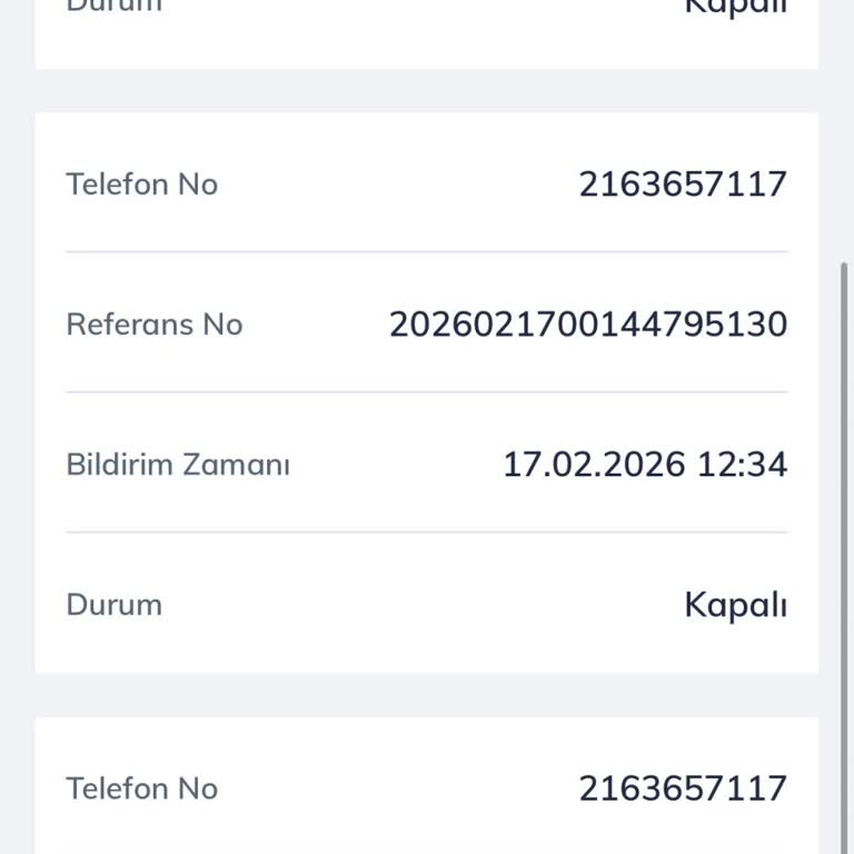 Çalışmayan Sabit Hat Ve Fatura İadesi Talebi