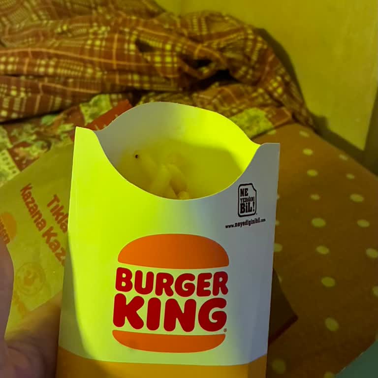 Burger King Kavacık’ta King Boy Patates Yarım Kutu Olarak Geliyor