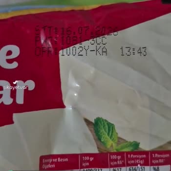 Ekici Taze Kaşar Peynirinden Çıkan Cisim!