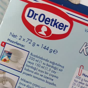 Dr. Oetker Sade Krem Şantide Eksik Paket Ve Ücret İadesi Talebi