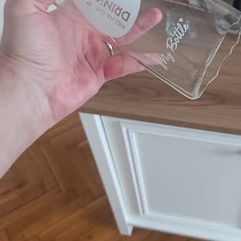 My Bottle Üretim Hatası Cam Matara Alt Kısmının Ayrılması