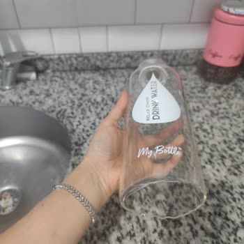 My Bottle Üretim Hatası Cam Matara Alt Kısmının Ayrılması
