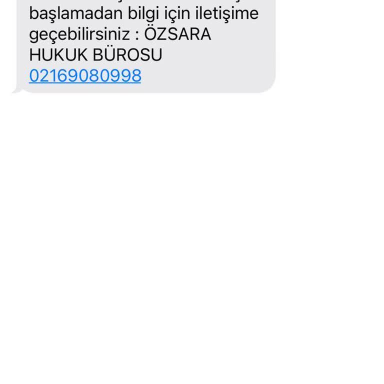 Sürekli Tehditkar SMS'ler Ve Kişisel Verilerin Silinmesi Talebi