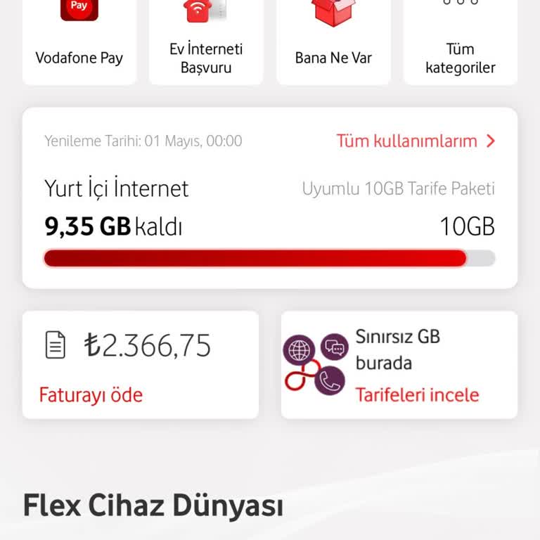 Vodafone Faturamda 2.366 TL Artışı Ve Müşteri Hizmetlerinden Yanıt Gelmemesi
